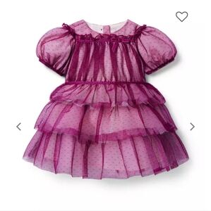 Janie and jack dot tiered tule dress 18-24months